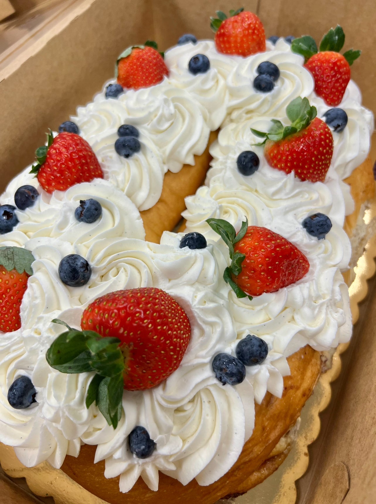 Chantilly Berry King Cake