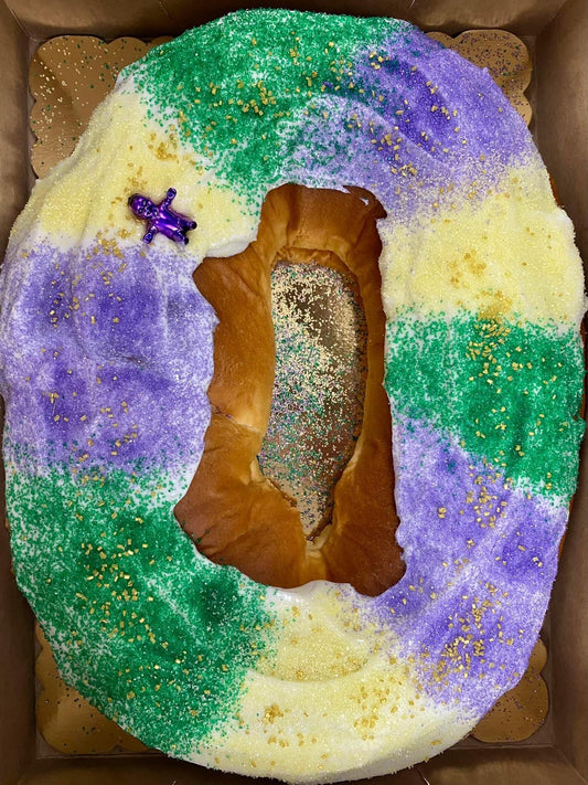 Traditional Brown Sugar & Cinnamon King Cake