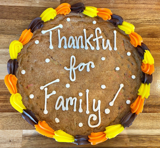 Thankful Cookie Cake